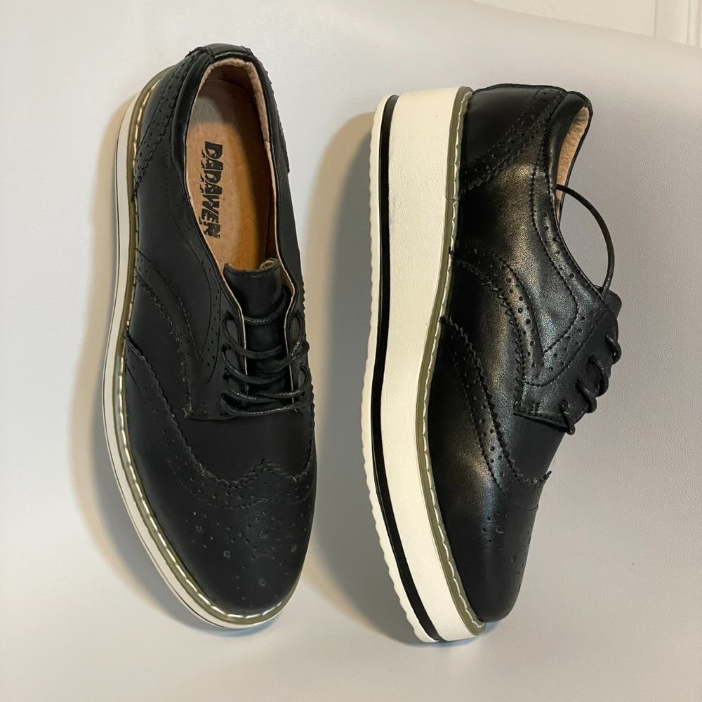 Platform Oxfords with Laces